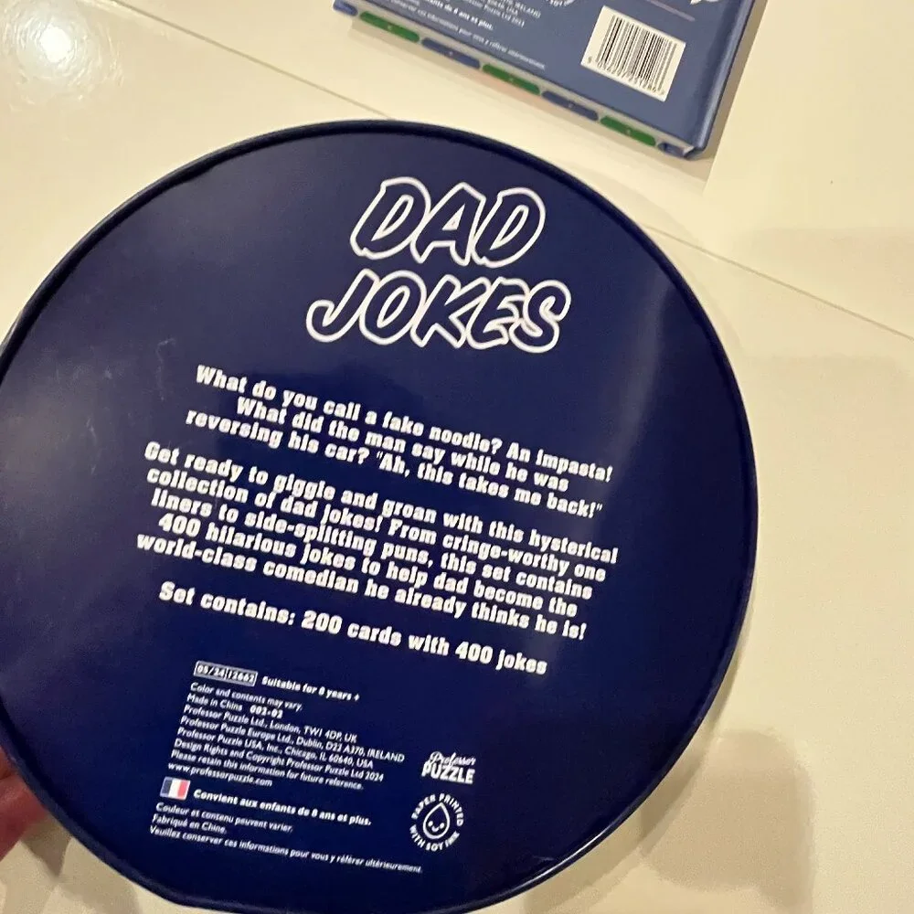 Dad Jokes (400‎ Jokes in a Tin / 365 Days of Jokes Book) (new/kids/x)